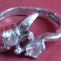 Сребърен пръстен, снимка 2 - Пръстени - 43454503