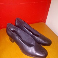 №40 GINO VENTURI естествена кожа, снимка 2 - Дамски обувки на ток - 27433204