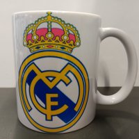 Бяла порцеланова чаша на Реал Мадрид / Real Madrid, снимка 3 - Чаши - 37013600