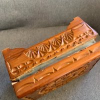 Красива дървена кутия за бижута-10, снимка 2 - Антикварни и старинни предмети - 43986512