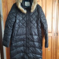 Дълго пухено палто Moncler (MONGIER), снимка 2 - Палта, манта - 38654755