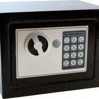 Електронен сейф за ценности, обезопасен с код и ключ AG613, #1000051707, снимка 4 - Други стоки за дома - 34744714