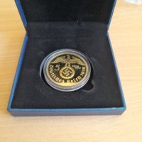 Сувенири монети 100 лв позлатени в кутия, снимка 5 - Нумизматика и бонистика - 37661134