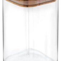 🔥Нови стъклени буркани с дървени капачки 🔥, снимка 3 - Кутии за храна - 43424739