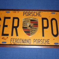 метална табела Porsche, снимка 2 - Колекции - 34362643