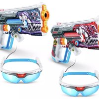X-Shot Лазерен Бластер Пистолет 2 броя комплект с очила , снимка 1 - Други - 43473678