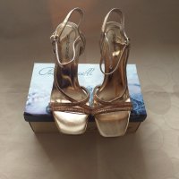 Дамски сандали Paolo Bocelli - Розово злато, снимка 3 - Сандали - 43282514