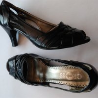 Дамски елегантни черни обувки на ток , снимка 9 - Дамски елегантни обувки - 36890598