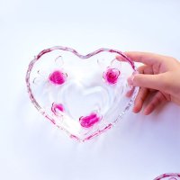 Чинийка под формата на сърце с розички 🌹🍽️, снимка 3 - Прибори за хранене, готвене и сервиране - 43479718