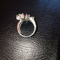 пръстен с камъни, снимка 3 - Бижутерийни комплекти - 44012760