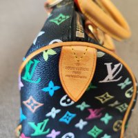 Оригиналнa чанта Louis Vuitton monogram multicolour speedy 30 black, снимка 3 - Чанти - 37917857
