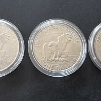 Оригинална монета. САЩ. Долар. Един Американски долар .1971 година., снимка 6 - Нумизматика и бонистика - 27667427