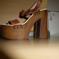Супер разпродажба Ovyé by Cristina Lucchi -сандали естествена кожа, снимка 1 - Сандали - 32691411