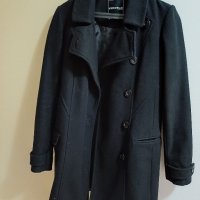 дамско палто зимно елегантно черно, снимка 4 - Палта, манта - 43949354