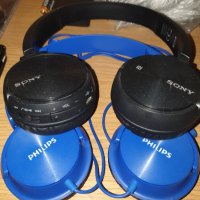 Стерео слушалки PHILIPS сини, снимка 1 - Слушалки и портативни колонки - 26701174