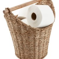Поставка за тоалетна хартия с кошничка за съхранение, снимка 3 - Други стоки за дома - 35072131