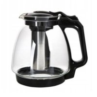 Стъклена кана с метален филтър за запарка на чай, снимка 5 - Аксесоари за кухня - 44065527