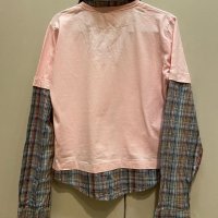 ✅риза карирана ,розова, снимка 2 - Ризи - 33109681
