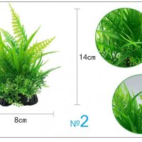 Изкуствени растения декорация за аквариум водорасли, снимка 4 - Оборудване за аквариуми - 33633585