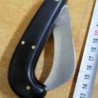 Сгъваем нож от ножаря G. Zaugg Zollbrück BERN ШВЕЙЦАРИЯ, снимка 8 - Ножове - 43253966