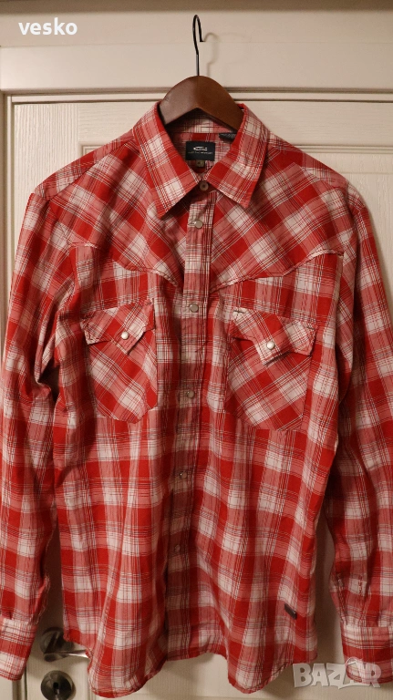 Риза G-star Raw червена, снимка 1