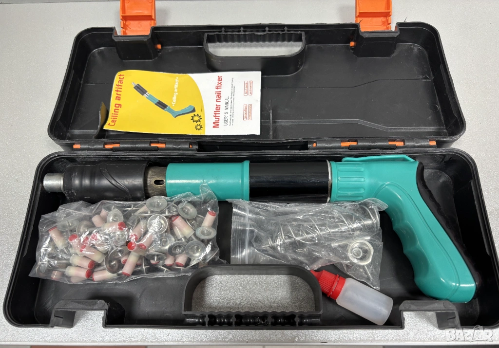 ПОРЪЧАН! Ръчен пистолет/такер/ за забиване на пирони със заряд в метал и бетон, снимка 1