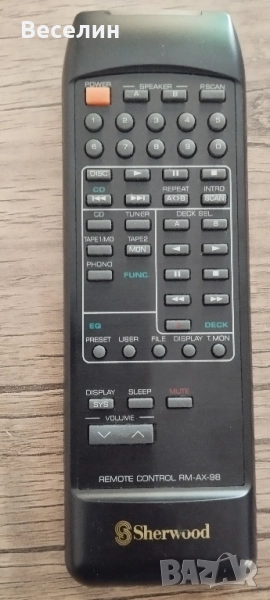 Дистанционно Sherwood RM-AX98, снимка 1