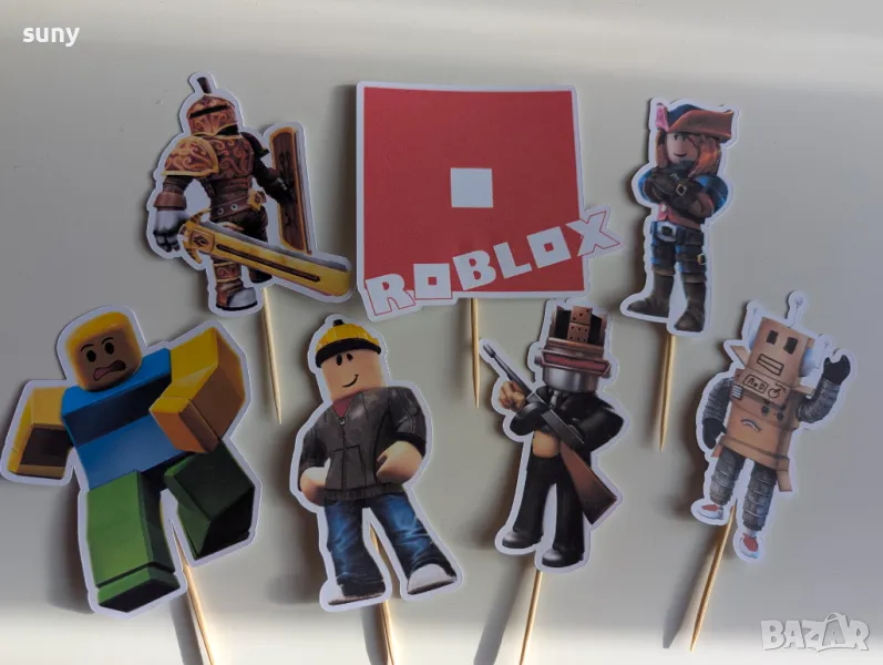 Топер на клечка за украса Роблокс, снимка 1