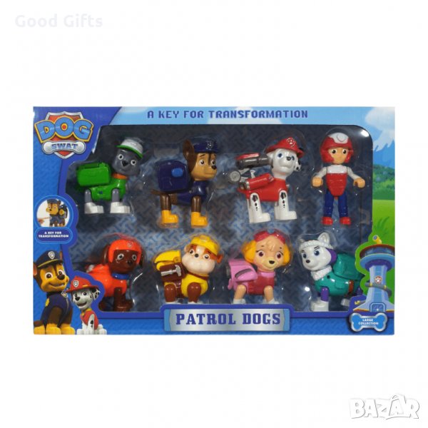 Комплект Пес патрул фигурки - 8броя, снимка 1