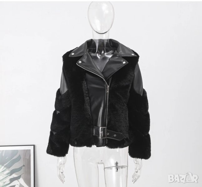 Дамско кожено яке, снимка 1
