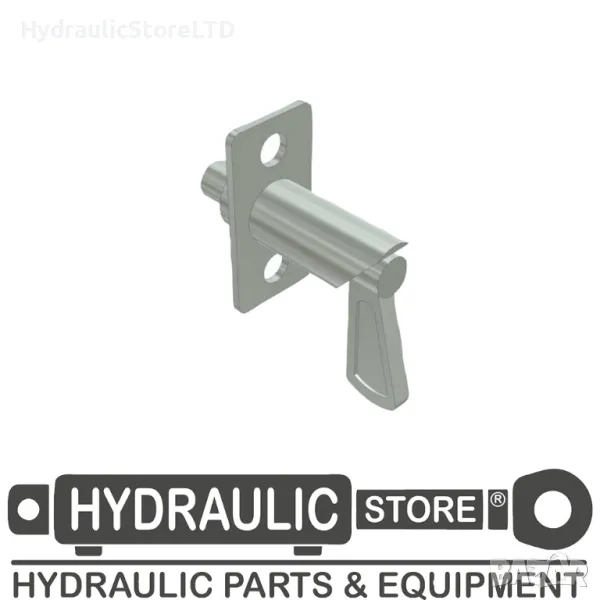 Поцинкован стоманен щифт - фиксатор - с вертикална пластина 10951110, снимка 1