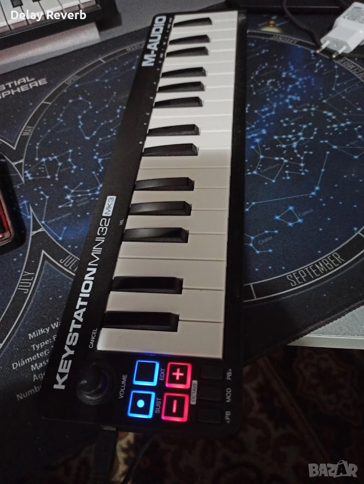 Продавам MIDI Клавиатура M-Audio Keystation Mini 32 Mk3, снимка 1