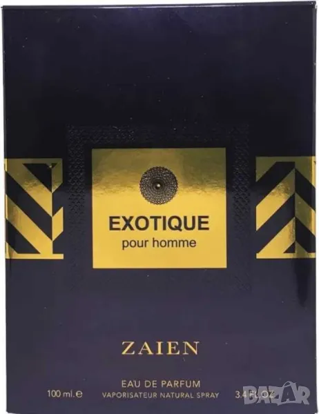 Парфюмна вода за мъже ZAIEN PERFUMS EXOTIQUE POUR HOMME 100ml, снимка 1