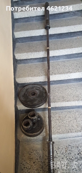 Олимпийски лост с тежести, снимка 1