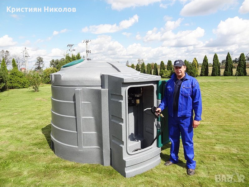 Стационарен резервоар за гориво с колонка JFC - 2500л., снимка 1