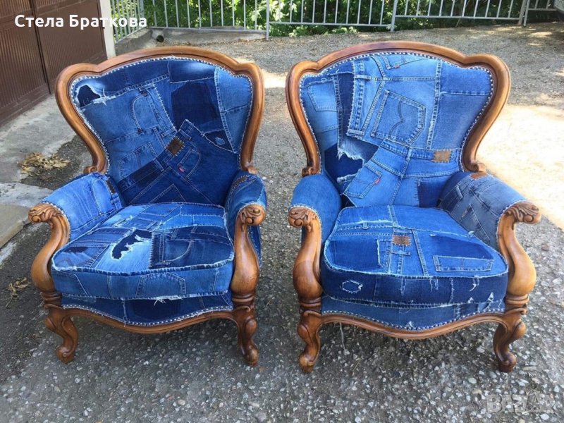 Дивани / Мебели / Изделия от дънка и смесен стил , снимка 1