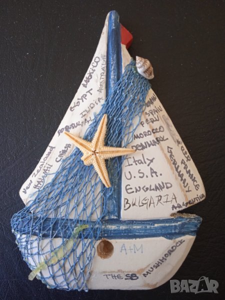 Корабче / Платноходка - изработка от дърво, снимка 1