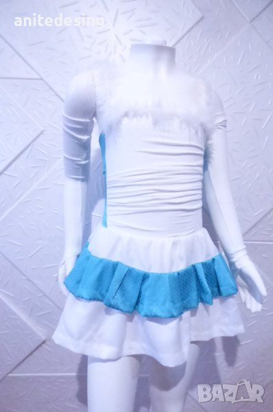 Детска рокля за спортни танци с пял пух, снимка 1