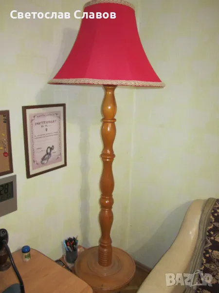 Лампион с красива червена шапка 2, снимка 1