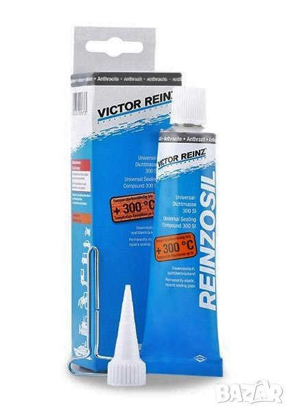 Черен силикон за гарнитури Victor Reinz, 70мл, снимка 1