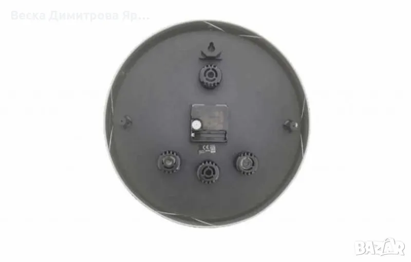 Стенен часовник Washington, 30см., кварц, черен, бял, снимка 1