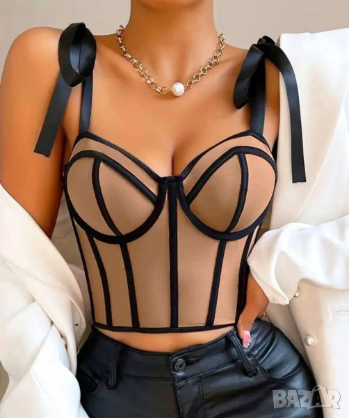 Корсет със сатенена панделка  , снимка 1