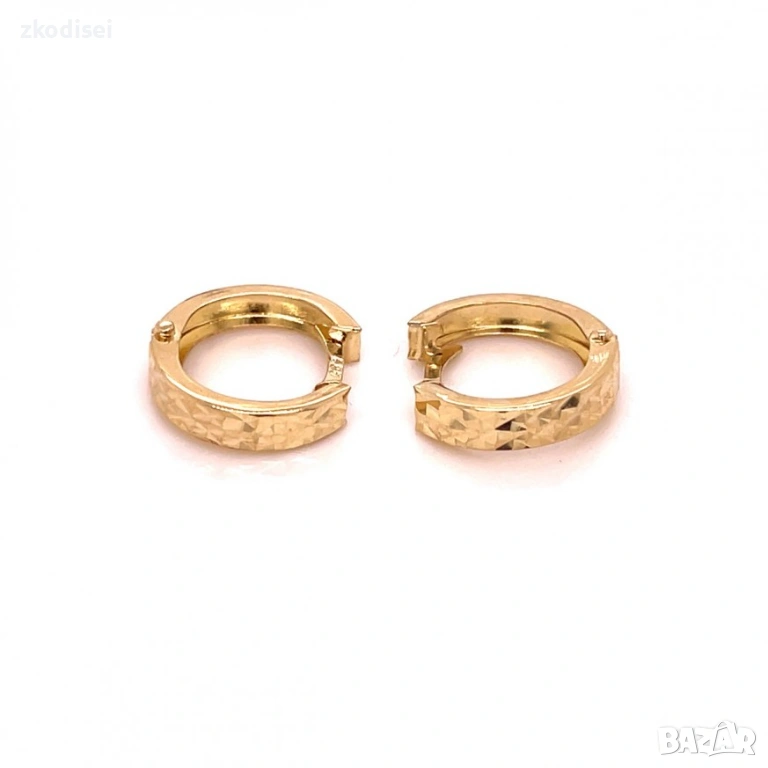 Златни обеци 1,59гр. 14кр. проба:585 модел:36362-3, снимка 1