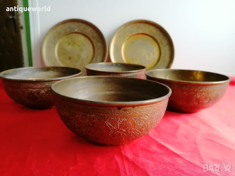 Стари ПЕРСИЙСКИ Месингови Съдове, снимка 1