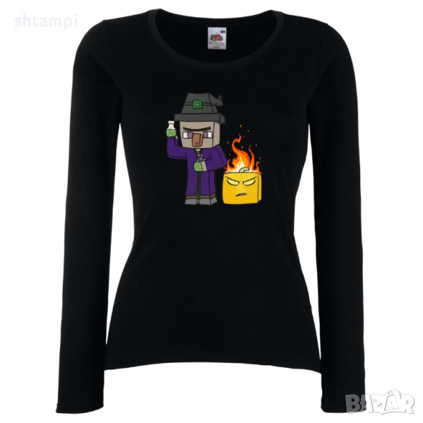 Дамска тениска Minecraft Witch майнкрафт Minecraft,Игра,Забавление,подарък,Изненада,Рожден Ден., снимка 1