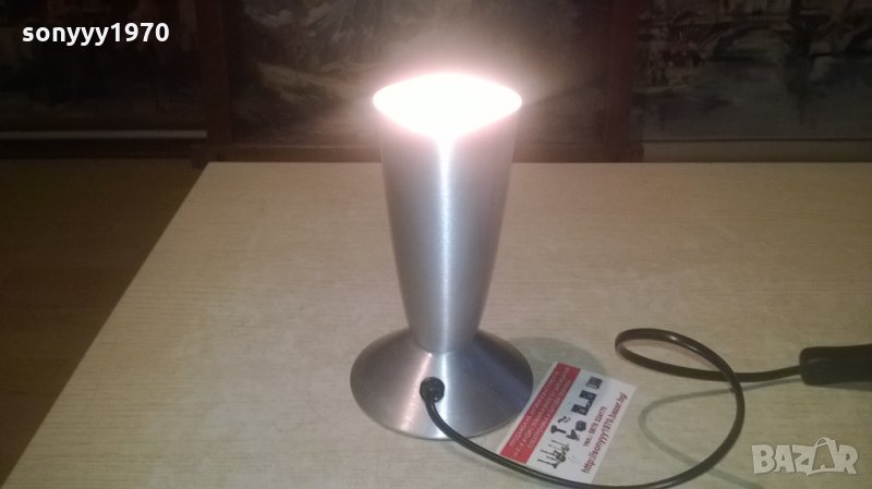 НАСТОЛЕН АЛУМИНИЕВ ПЛАФОН-17Х11Х7СМ-ВНОС ХОЛАНДИЯ, снимка 1