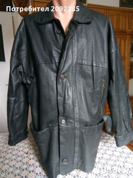 Мъжка кожена шуба, снимка 1