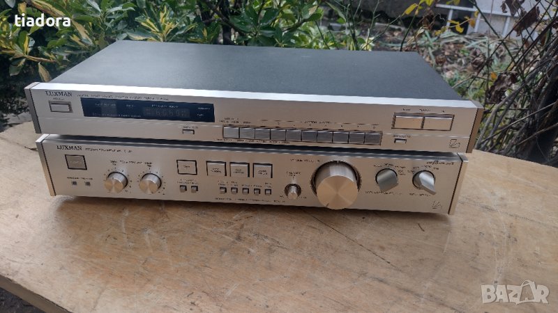 Luxman C-02 Pre-Amplifier и  Luxman Tuner T-404L, снимка 1
