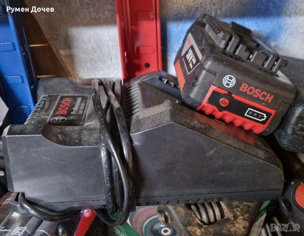 батерия и зарядно BOSCH 18V, снимка 1