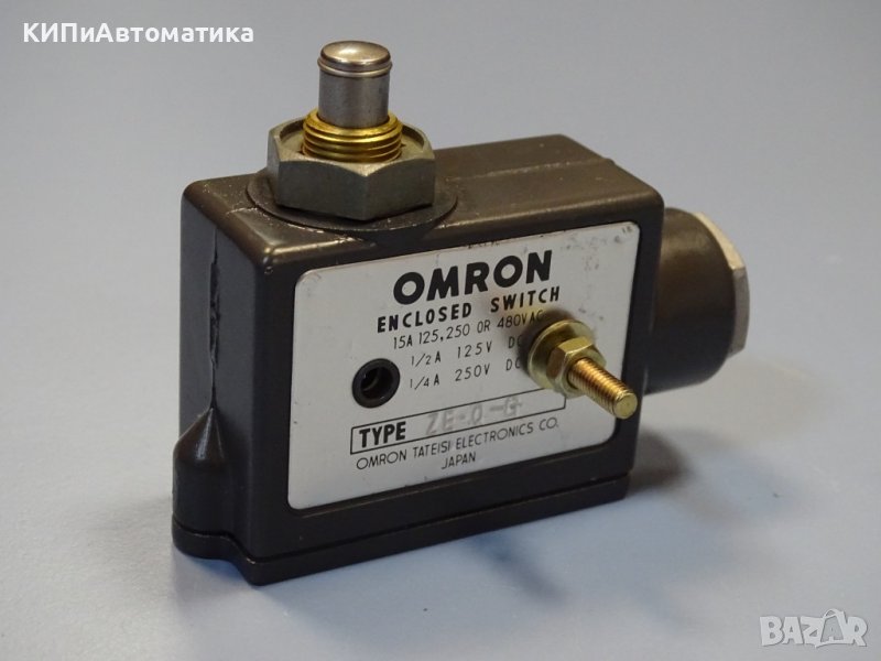 изключвател Omron ZE-Q-G Enclosed Switch Plunger 15A, снимка 1